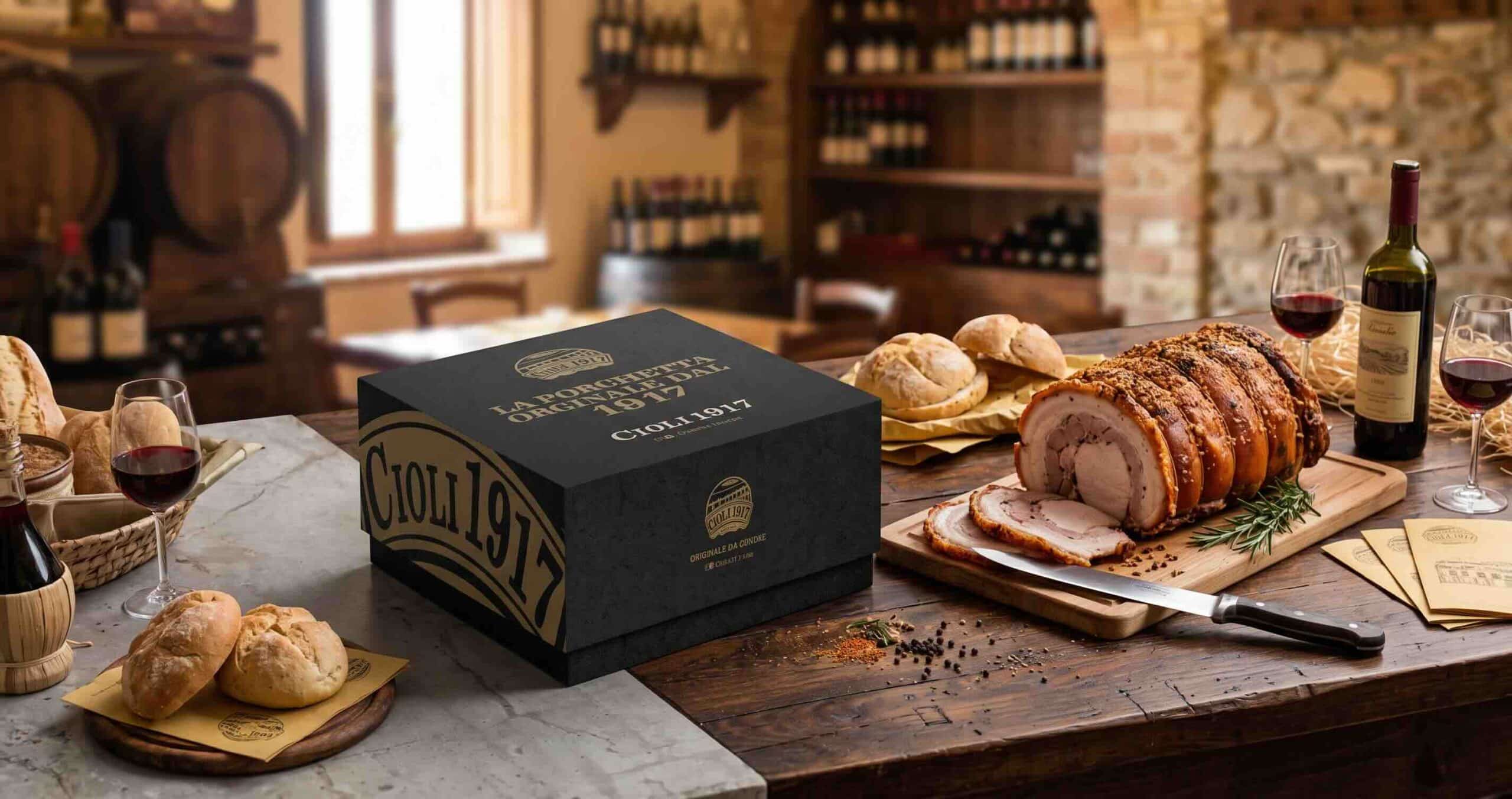 Box degustazione di porchetta di Ariccia e salumi pronti da regalare
